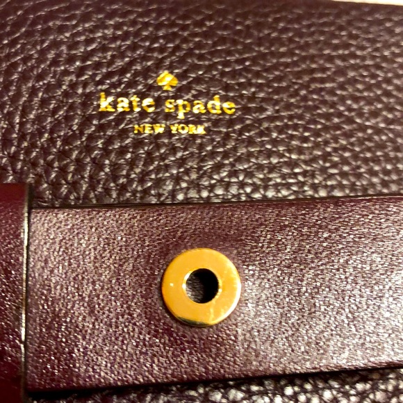 Kate Spade/ large Tote Bag/ Plum - Picture 3 of 14